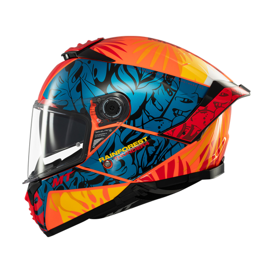 Casco MT Helmets Thunder 4 SV Rainforest C4 Brillo, vista 1