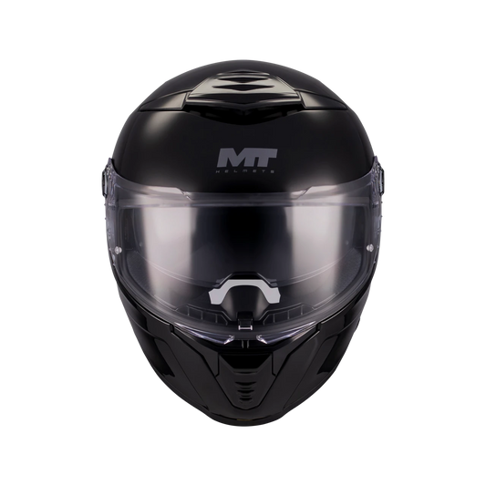 Casco MT Helmets Thunder 4 SV Solid A1 Negro Brillo, vista 2