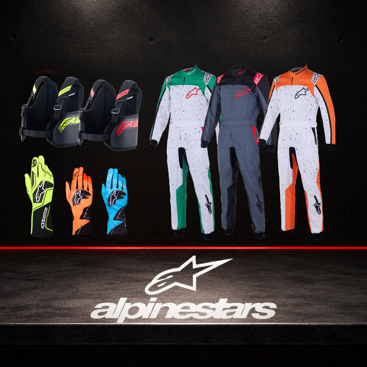 Equipamiento de karting Alpinestars en Motoparts.py