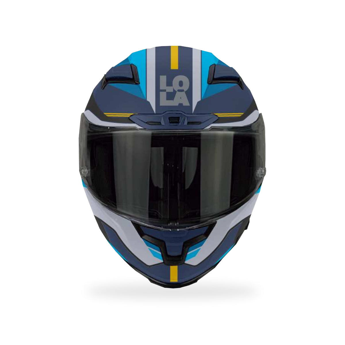 Casco Lola Helmets Marshall Azul-Gris - vista 2