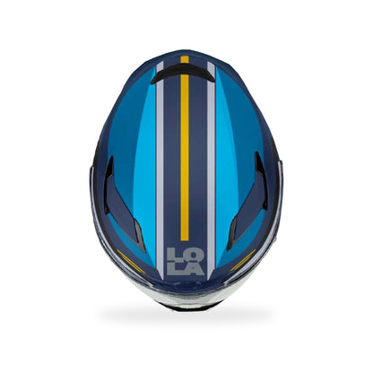 Casco Lola Helmets Marshall Azul-Gris - vista 5