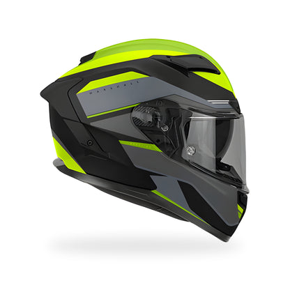 Casco Lola Helmets Marshall Negro-Amarillo - vista 3