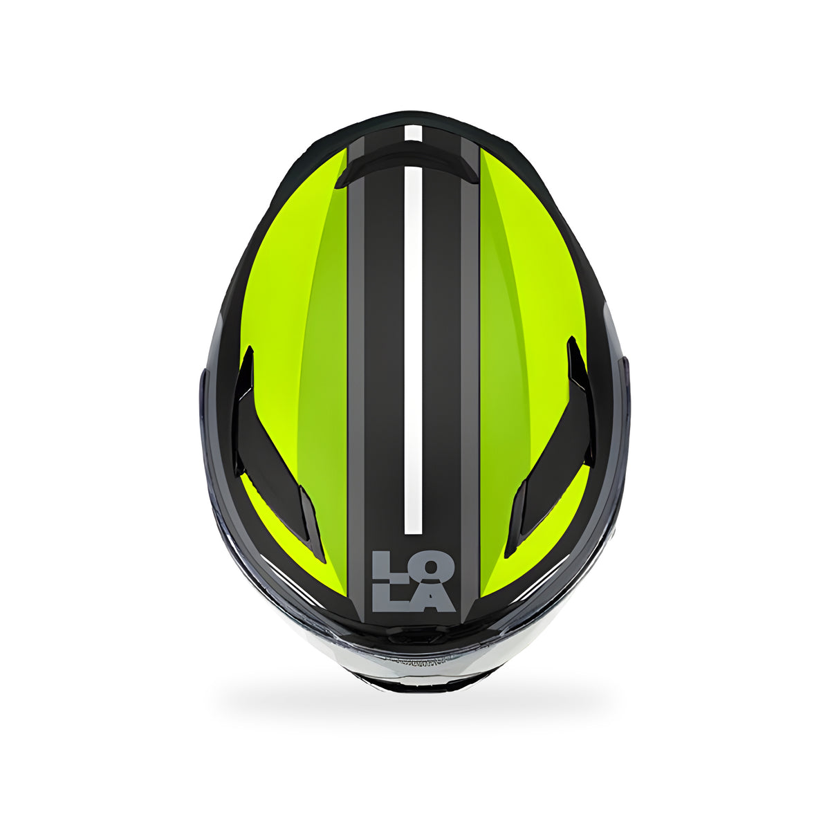 Casco Lola Helmets Marshall Negro-Amarillo - vista 5