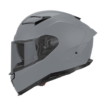 Casco Lola Helmets Nude Titanio Mate, vista lateral
