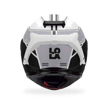 Casco Lola Helmets Tide Blanco-Negro - vista 4