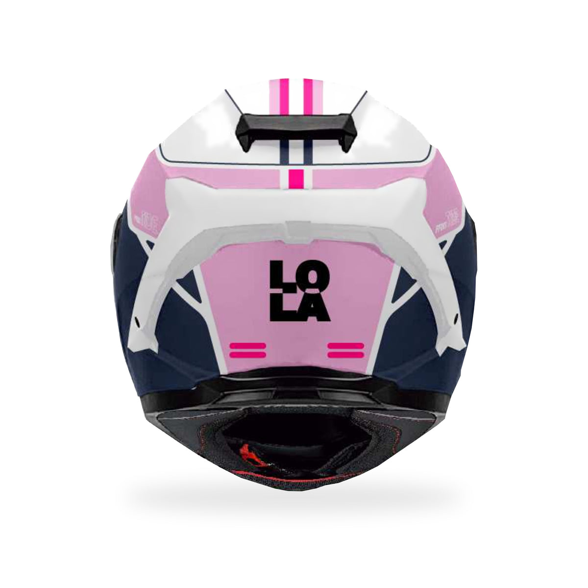 Casco Lola Helmets Tide Blanco-Rosa - vista 4