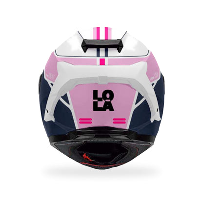 Casco Lola Helmets Tide Blanco-Rosa - vista 4