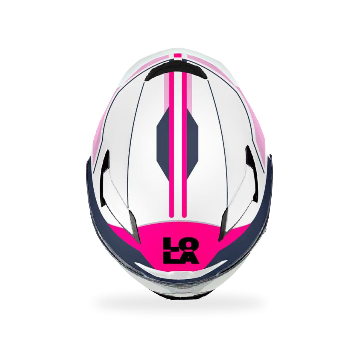 Casco Lola Helmets Tide Blanco-Rosa - vista 5
