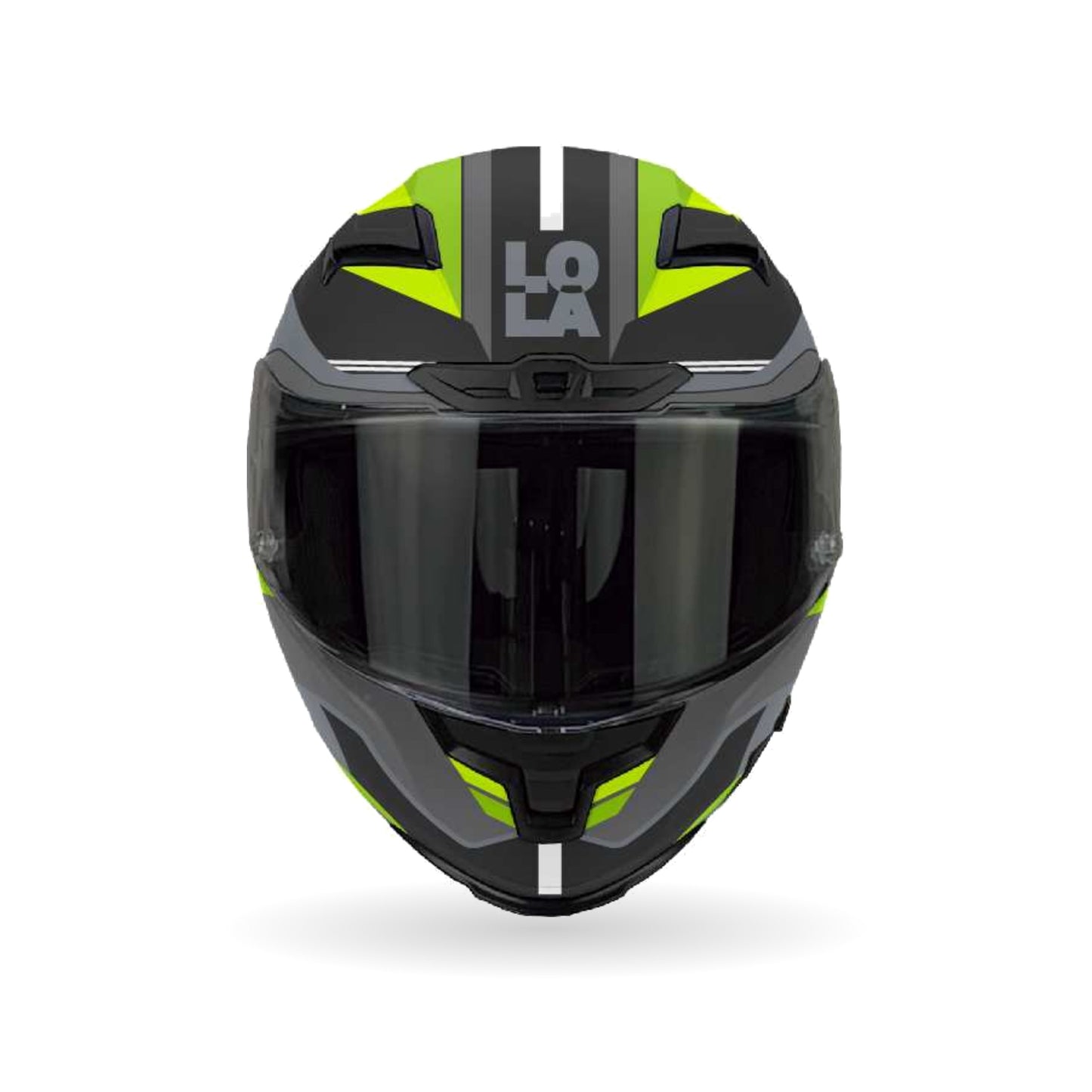 Casco Lola Helmets Marshall Negro/Amarillo