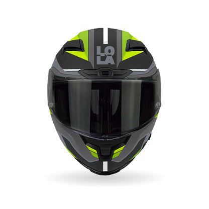 Casco Lola Helmets Marshall Negro/Amarillo