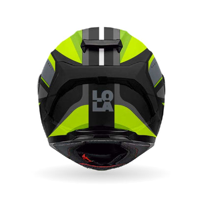 Casco Lola Helmets Marshall Negro/Amarillo