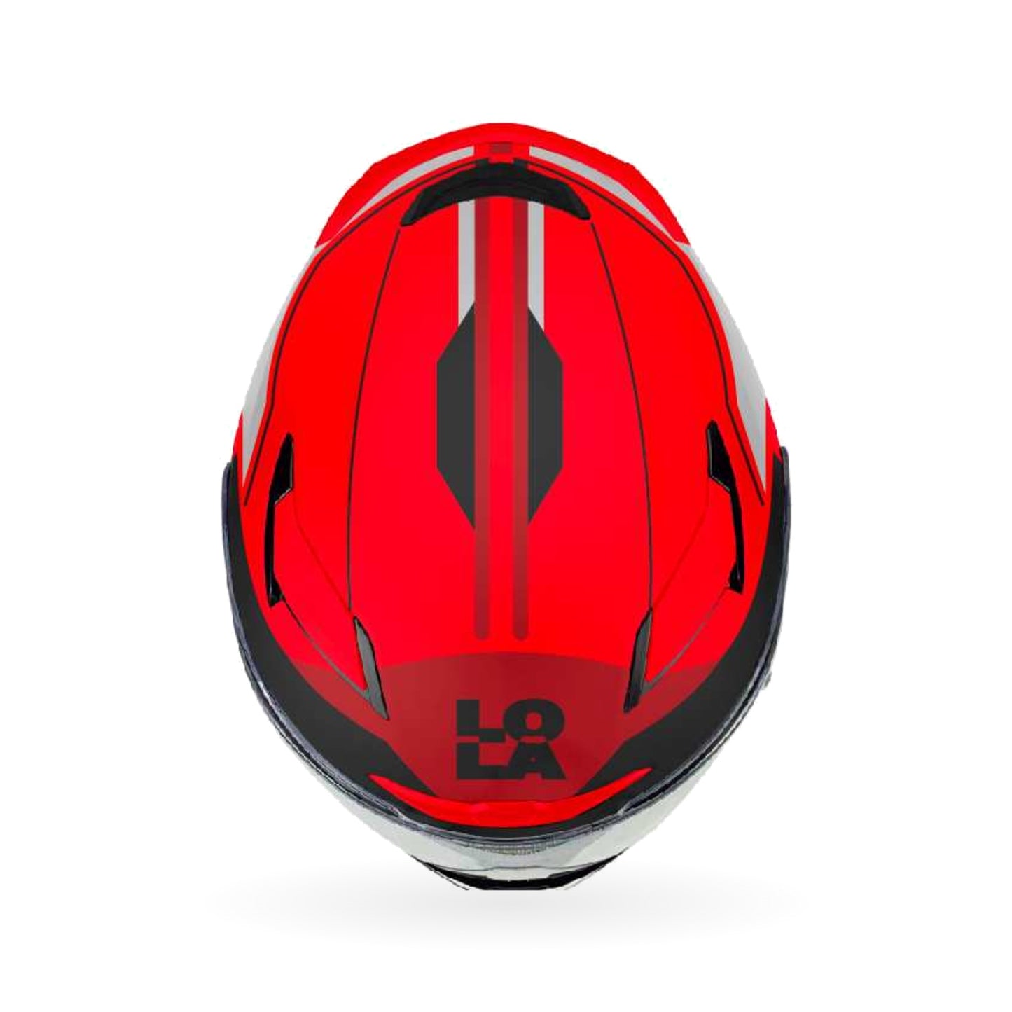 Casco Lola Helmets Tide Rojo/Negro