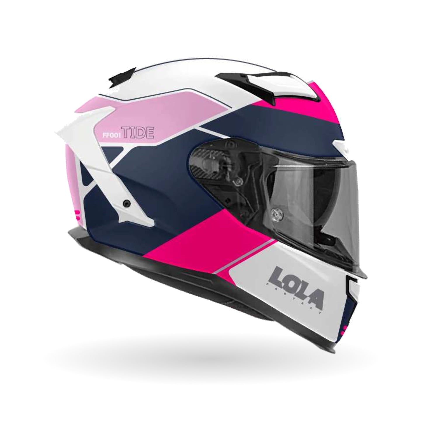 Casco Lola Helmets Tide Blanco/Rosa