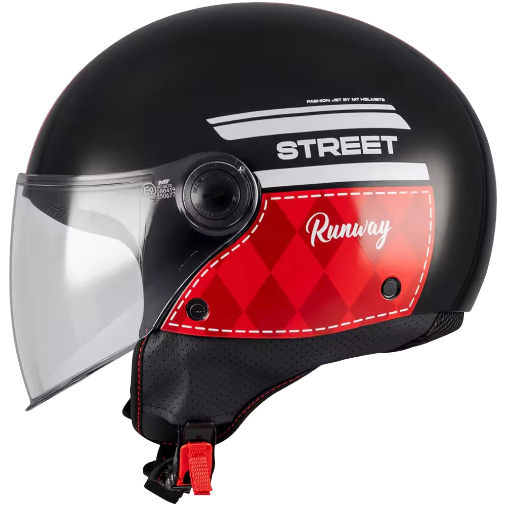 Casco MT Helmets Street S Runway B5 Brillo 2